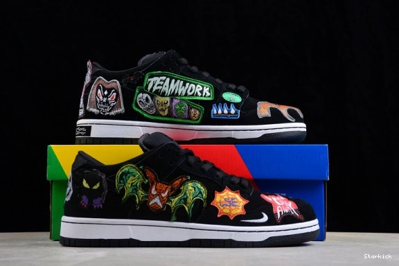 Low Nike DQ4488-001 Neckface Dunk SB 0125